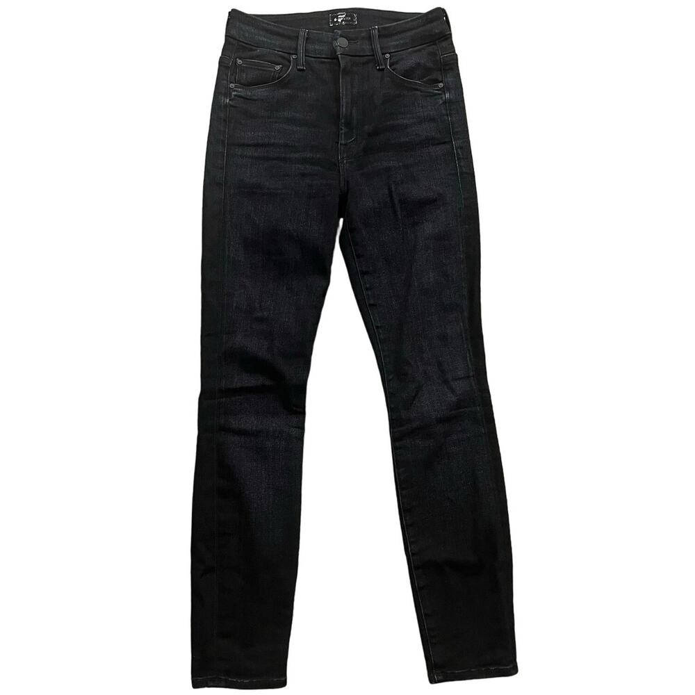 Mother black High Waisted Looker Ankle jeans size 25